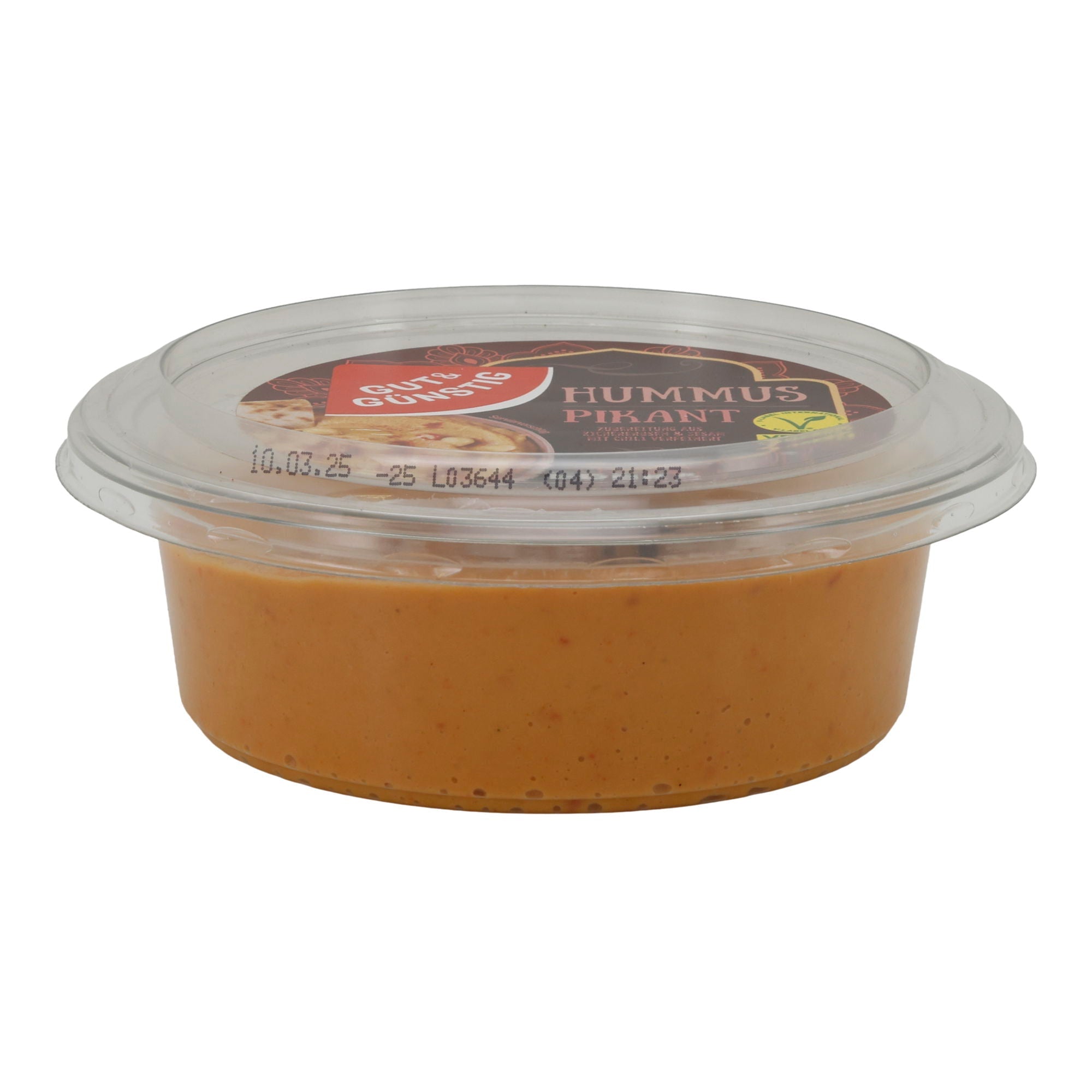 Kichererbsen-Dip Gut & Günstig Hummus Pikant | Dip | Würzig | (Menge nicht angegeben) GUT GUENSTIG